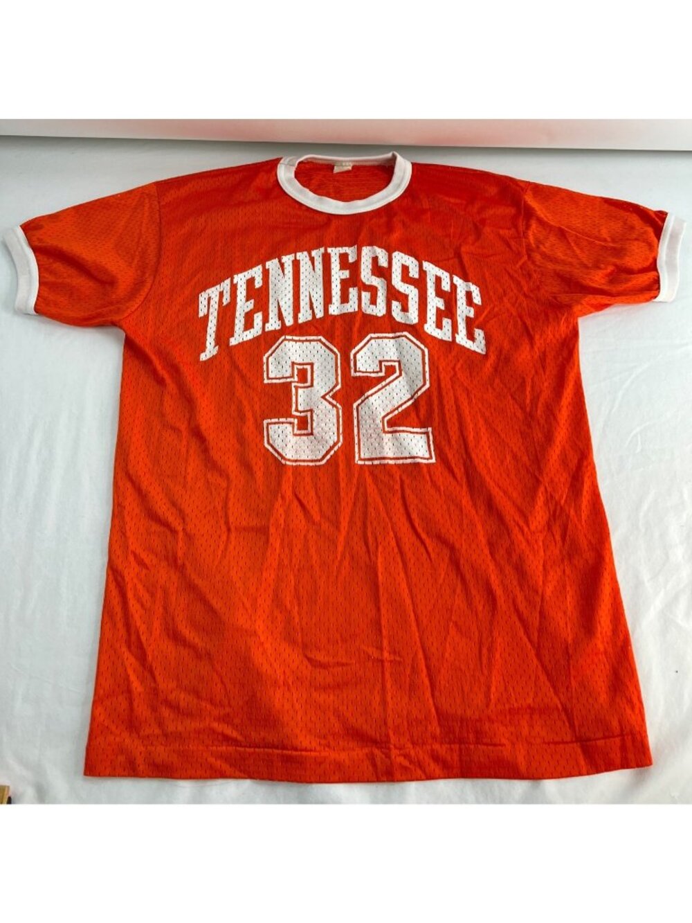 VTG  Tennessee #32 Orange Mesh Jersey Mens L UT Vols Volunteers